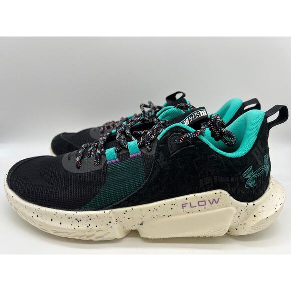 Under Armour Flow FUTR X 2 Black History Month Basketball Shoes Men\'s 11.5 NEW main image 8